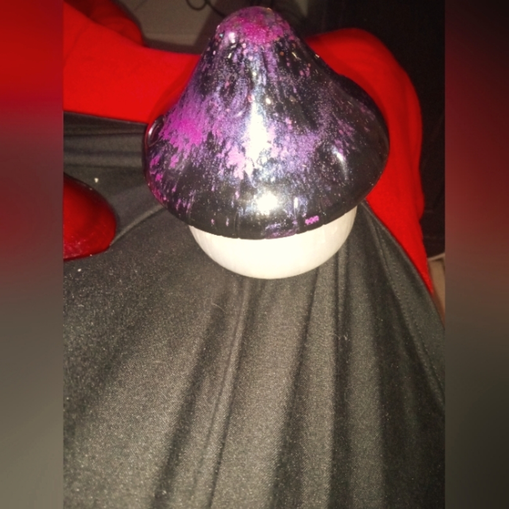 Adorable handmade custom mushroom jewlery dish